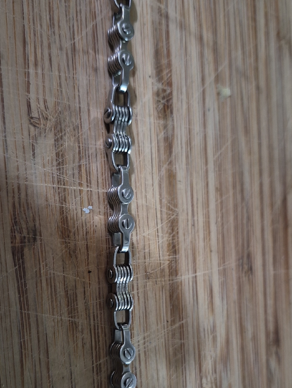 Stainless Steel Men's Chain Bracelet - Silver